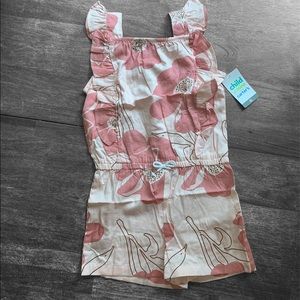 NWT. Child of mine by Carter’s girl’s romper